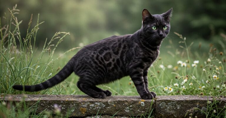 Black Bengal Cat