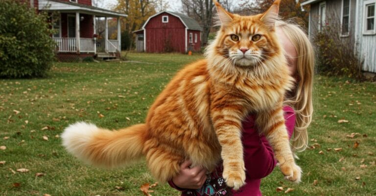 Orange Maine Coon