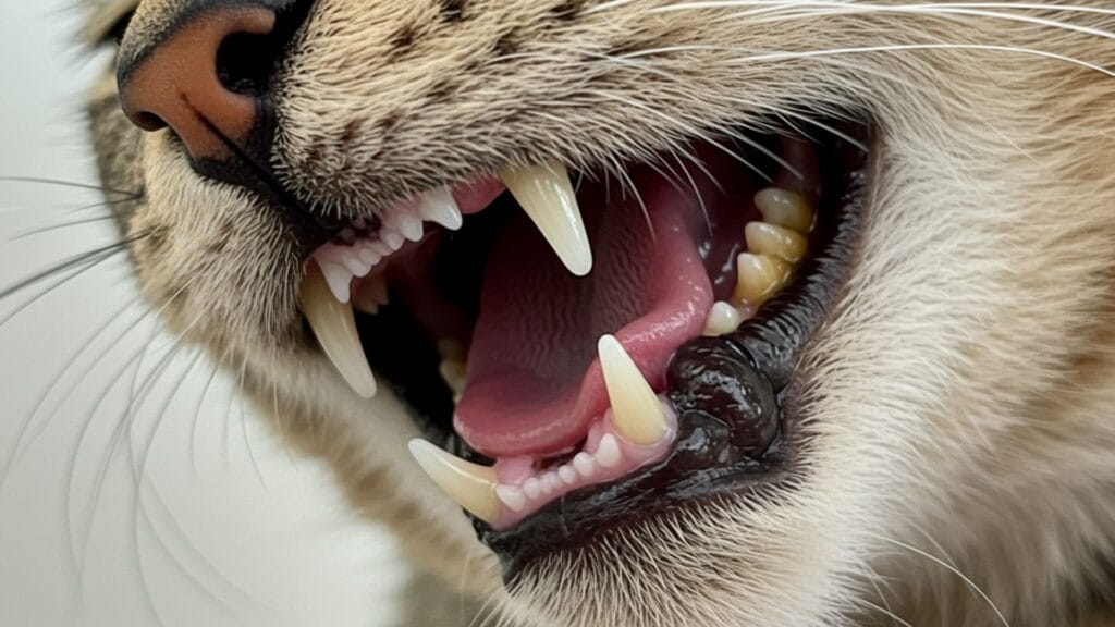 cat with inflamed gums